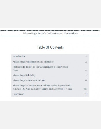 nissan fuga buyers guide (2009-2022)